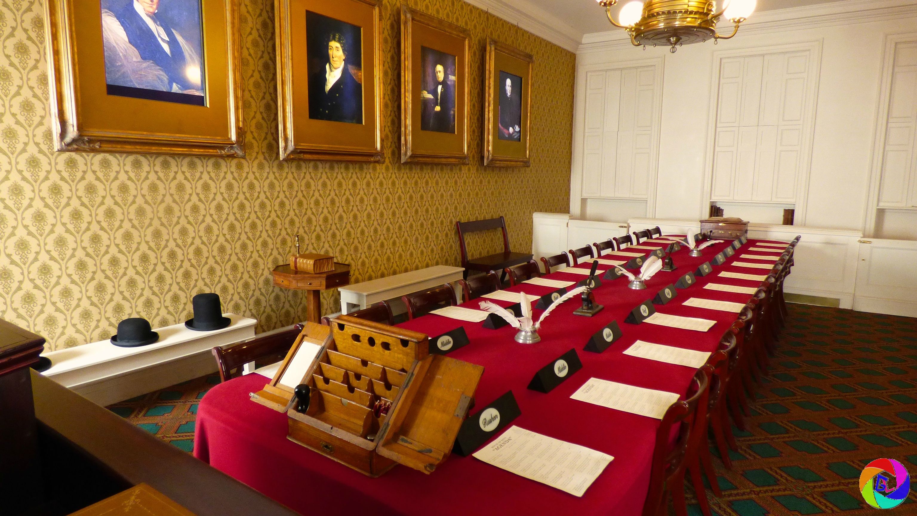Castletown was originally the capital, and this was the parliament meeting room